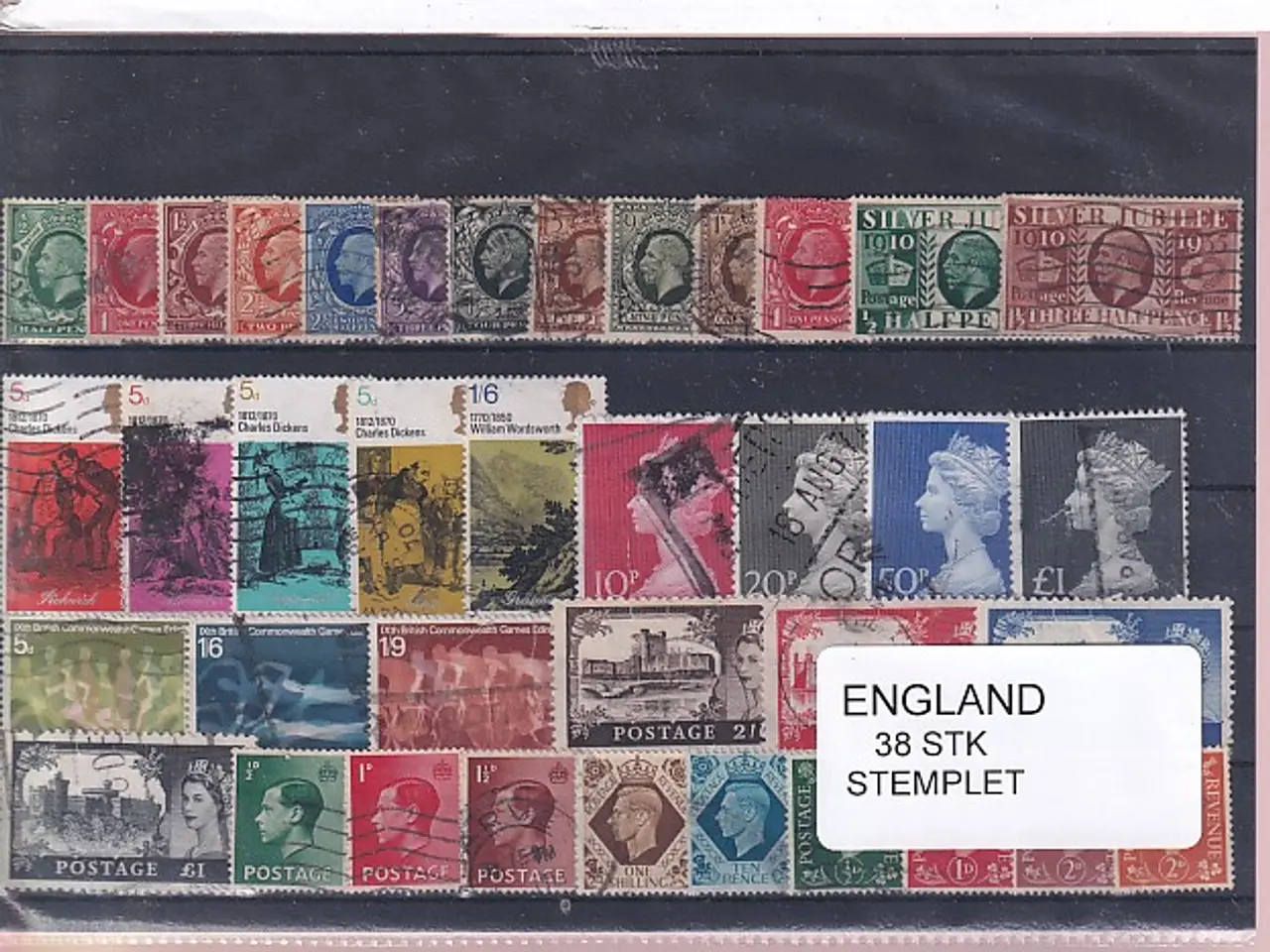 Billede 1 - England - 38 Stk. - Stemplet