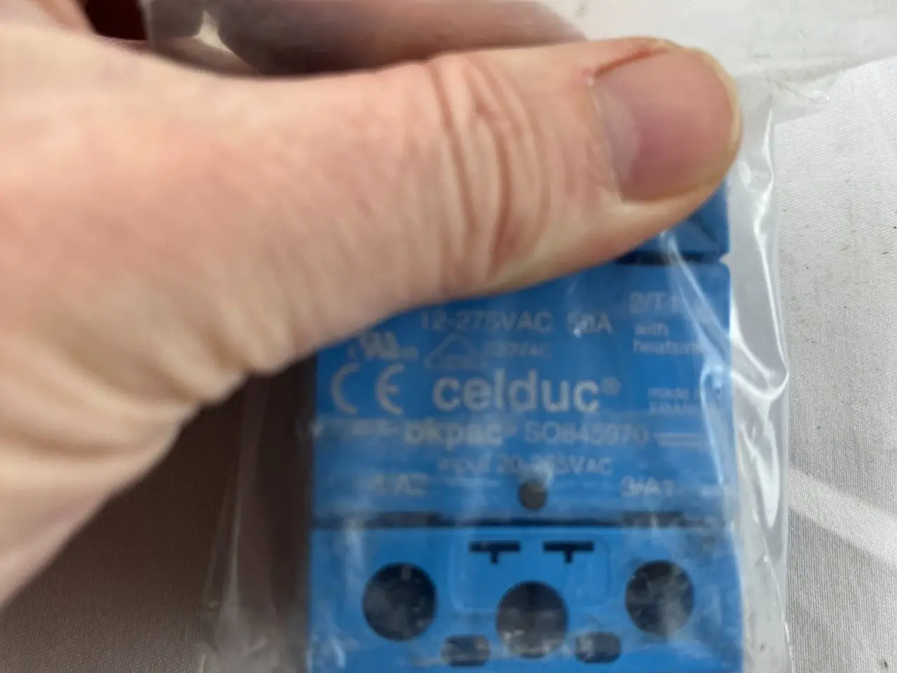 Billede 4 - Celduc SO840070 Solid State relæ SSR 60A 275VAC