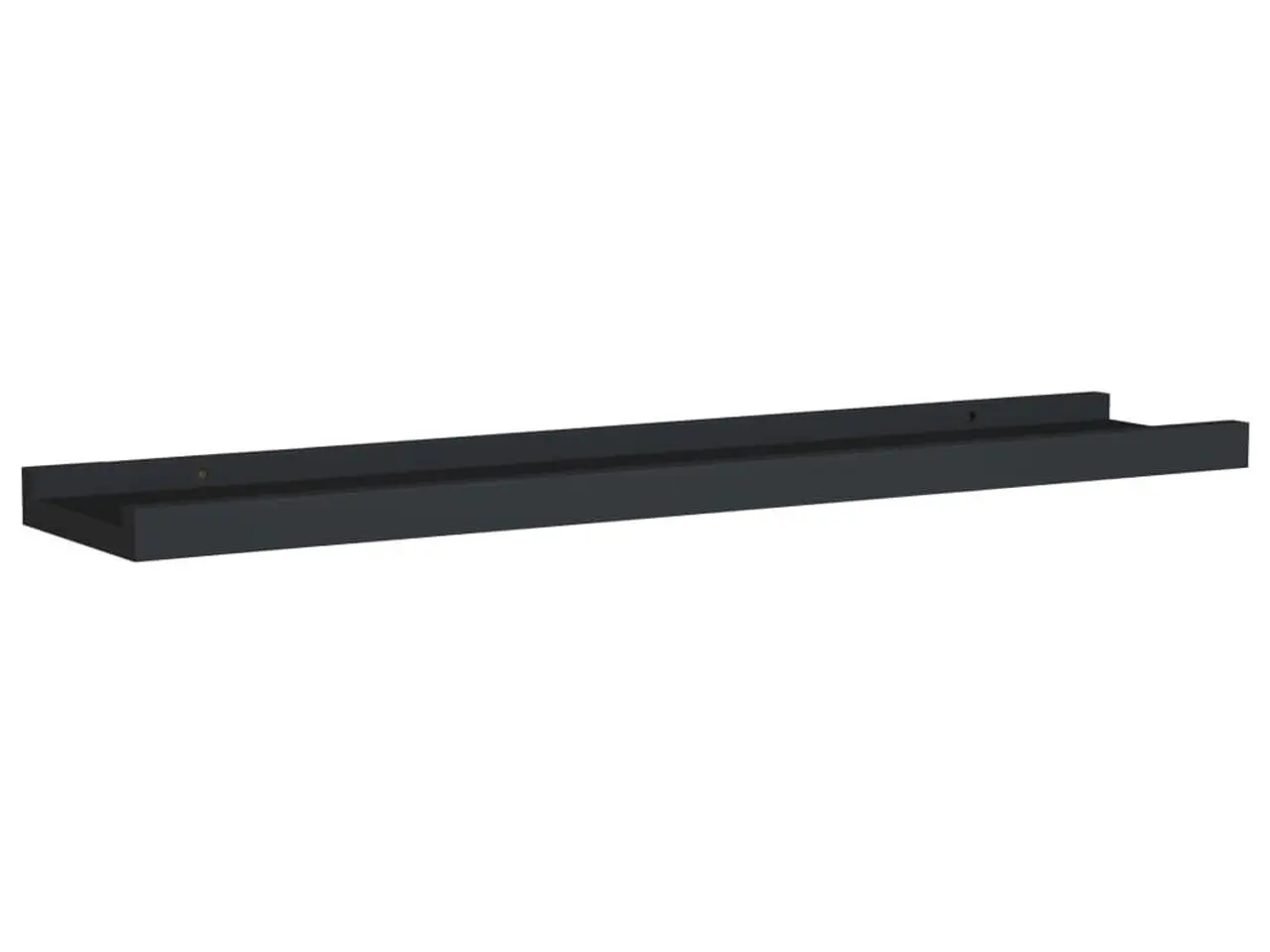 Billede 3 - Gallerihylder 2 stk. - 60 × 9 × 3 cm, MDF, sort