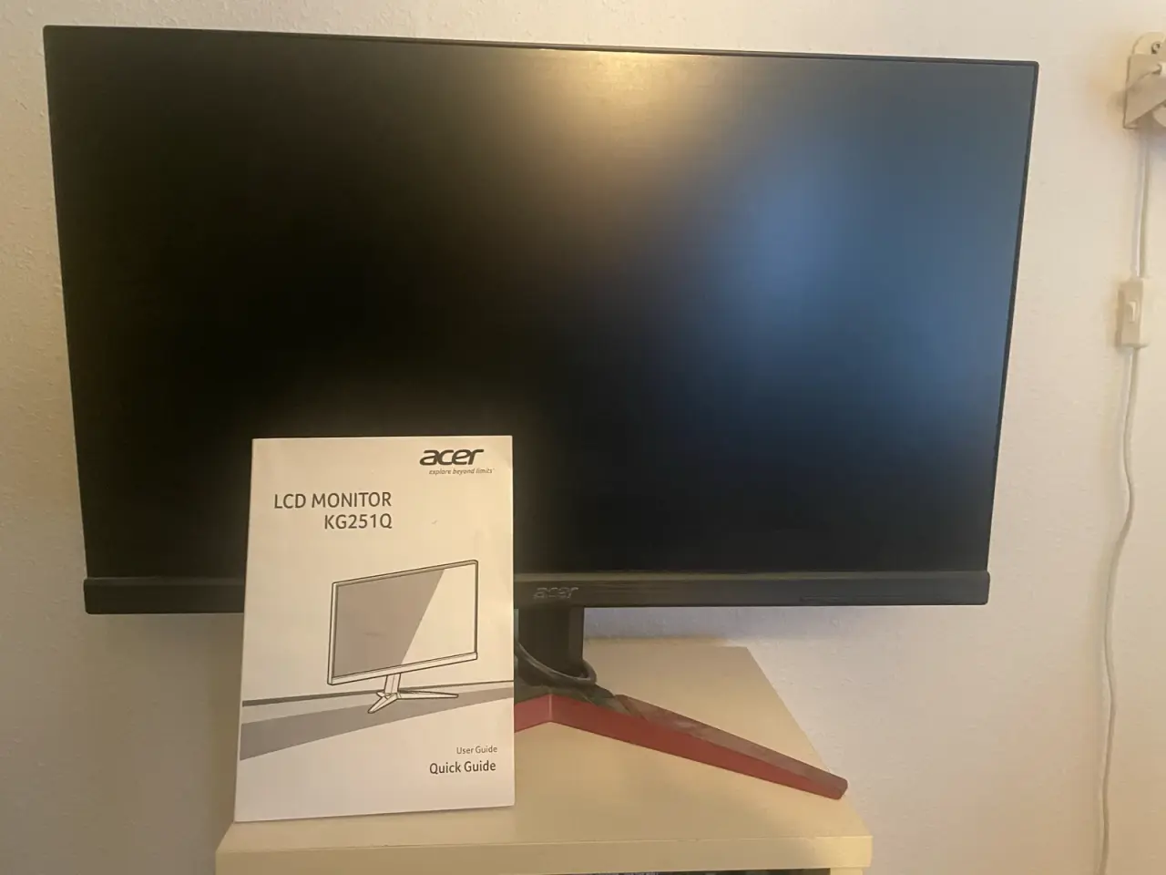 Billede 1 - Acer gaming skærm 144 hz med højtaler