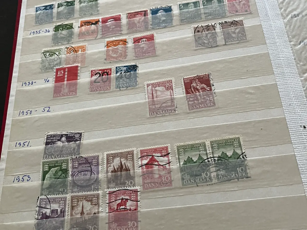 Billede 14 - Frimærkealbum Danske frimærker 1875-1975