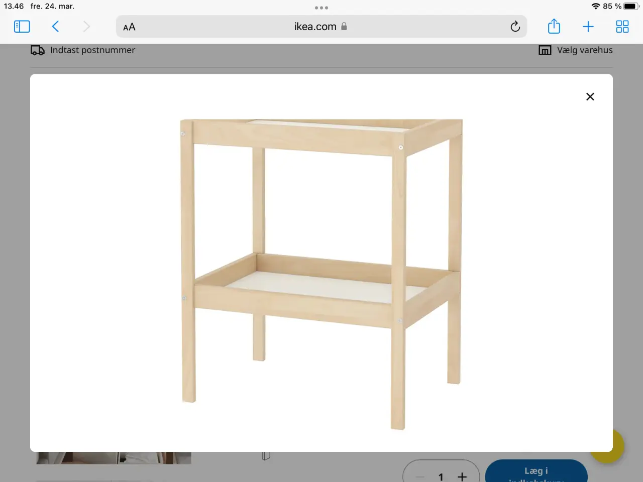 Billede 1 - Pulsebord Ikea model