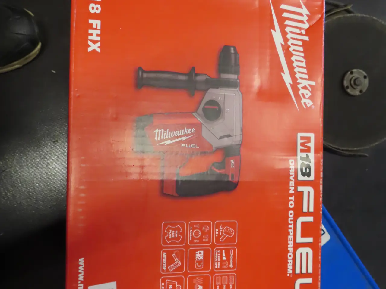 Billede 2 - Akku borehammer MILWAUKEE M18 FHX