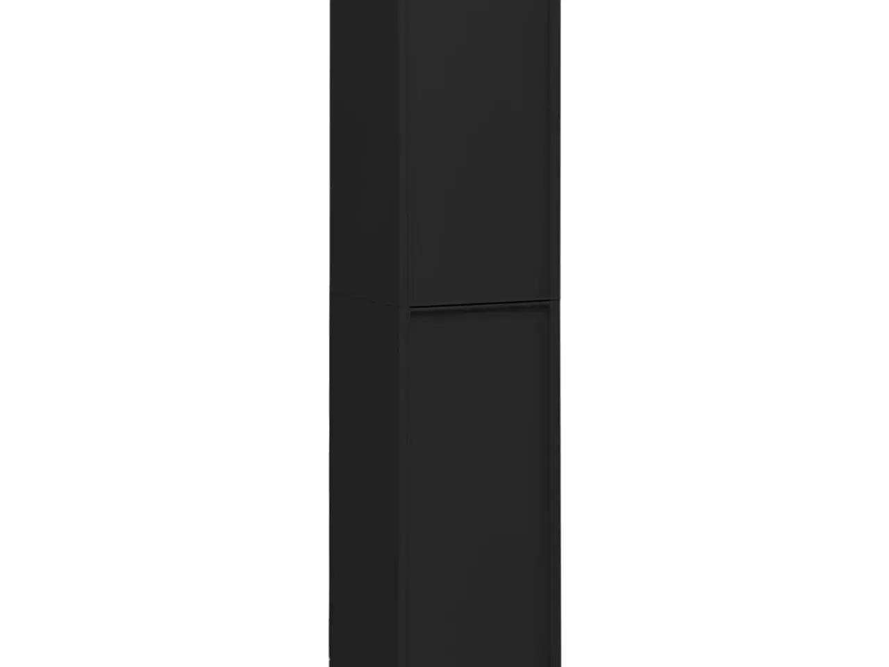 Billede 4 - Skab i stål med 5 låger - 38 × 40 × 180 cm, sort