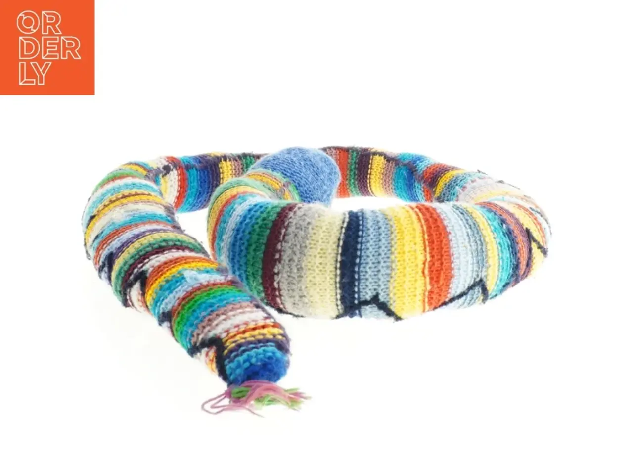 Billede 4 - Håndstrikket multifarvet hundeseng (str. 186 cm)