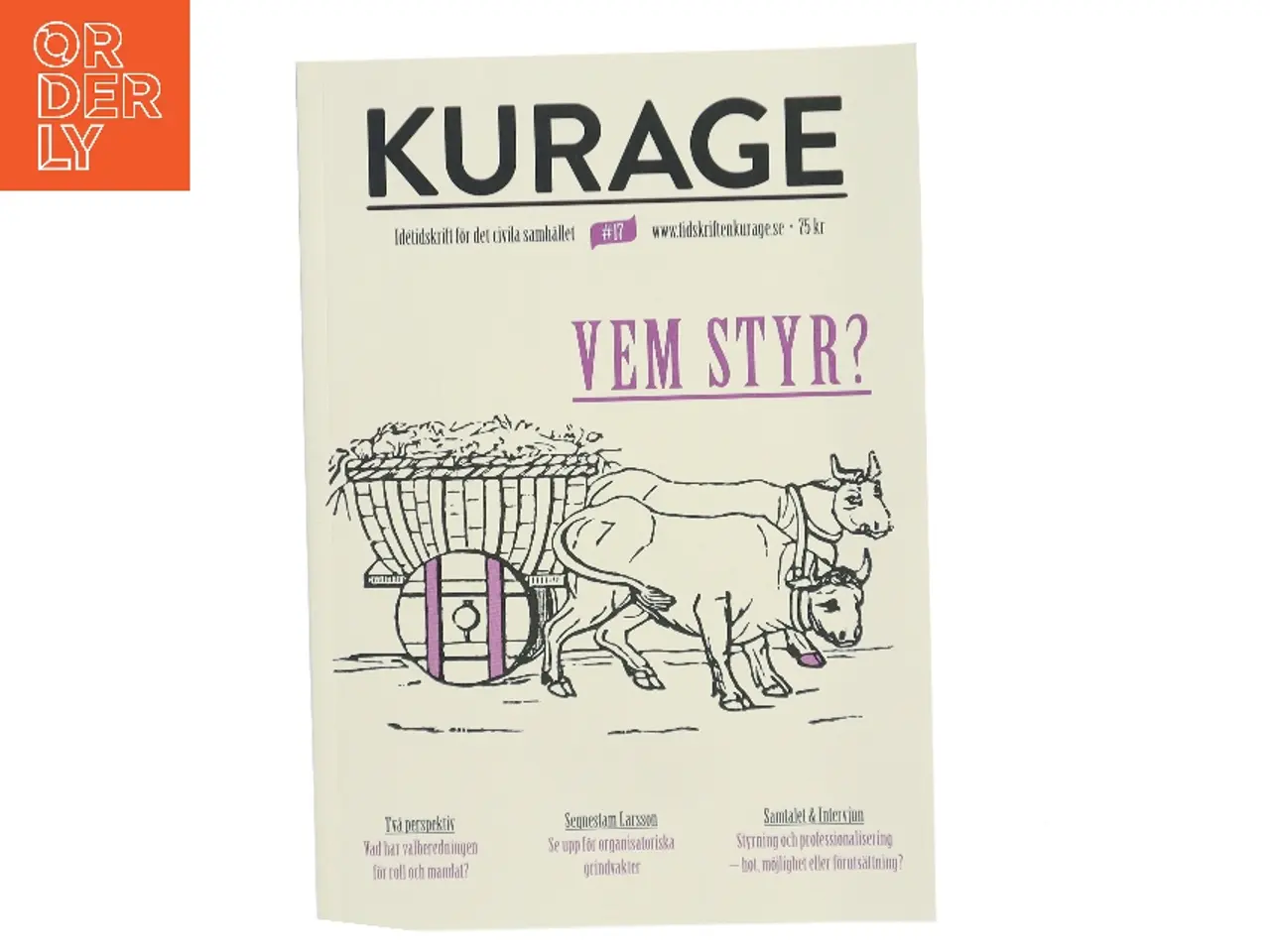 Billede 1 - Kurage #17: Vem styr? af Redaktionen for tidsskriftet Kurage (Bog)