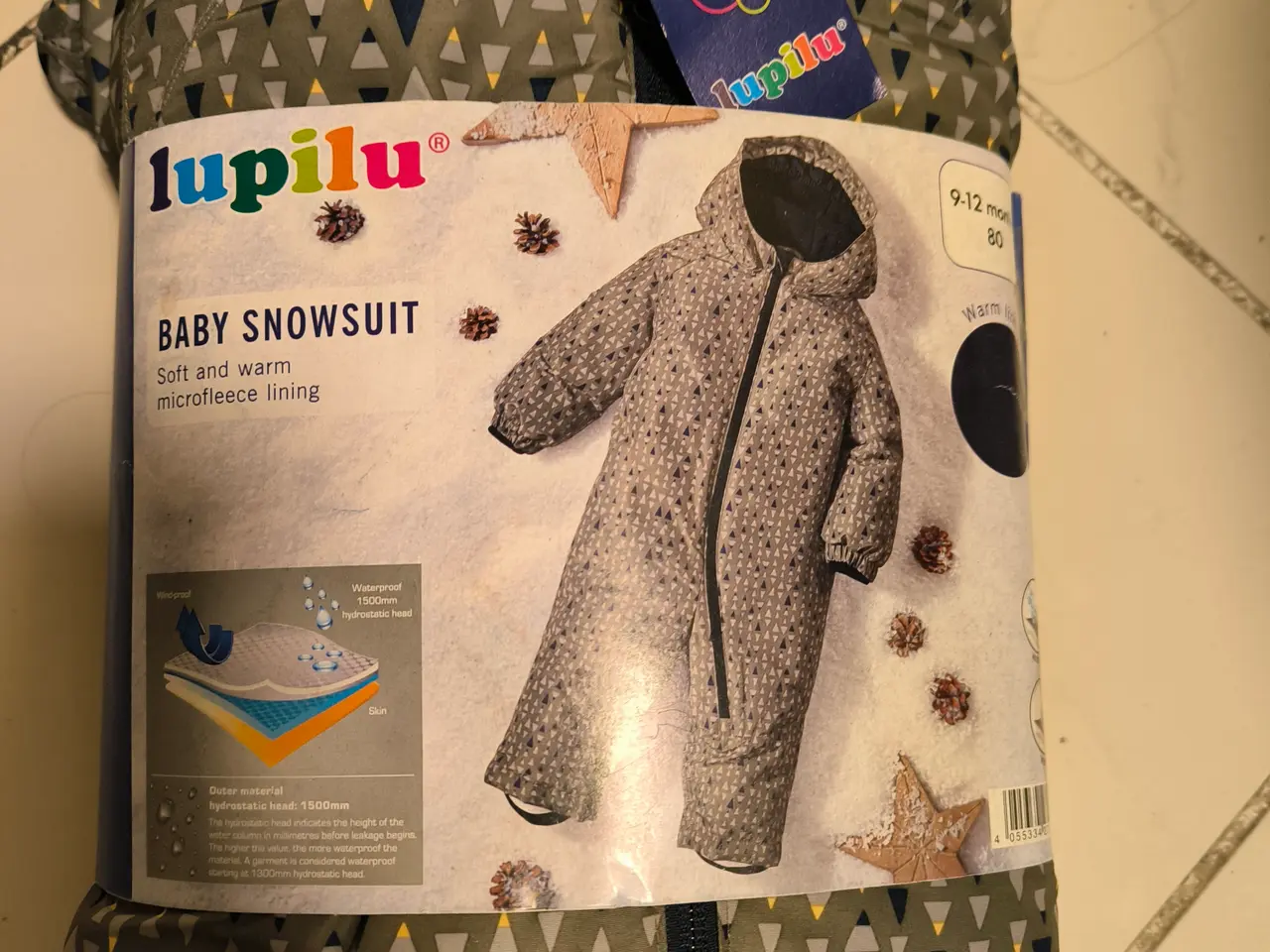 Billede 1 - Lupilu baby flyverdragt str. 80 – helt ny – varm