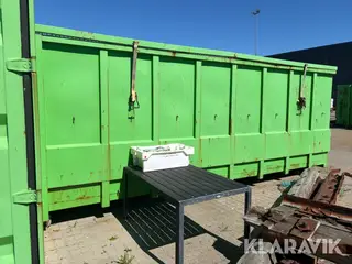 Container med hydraulisk låg ContainerKaj 20 fod 1 styk