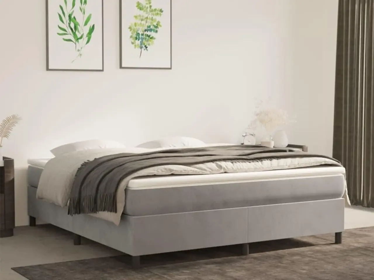 Billede 1 - Topmadras 180 x 200 x 5 cm - hvid
