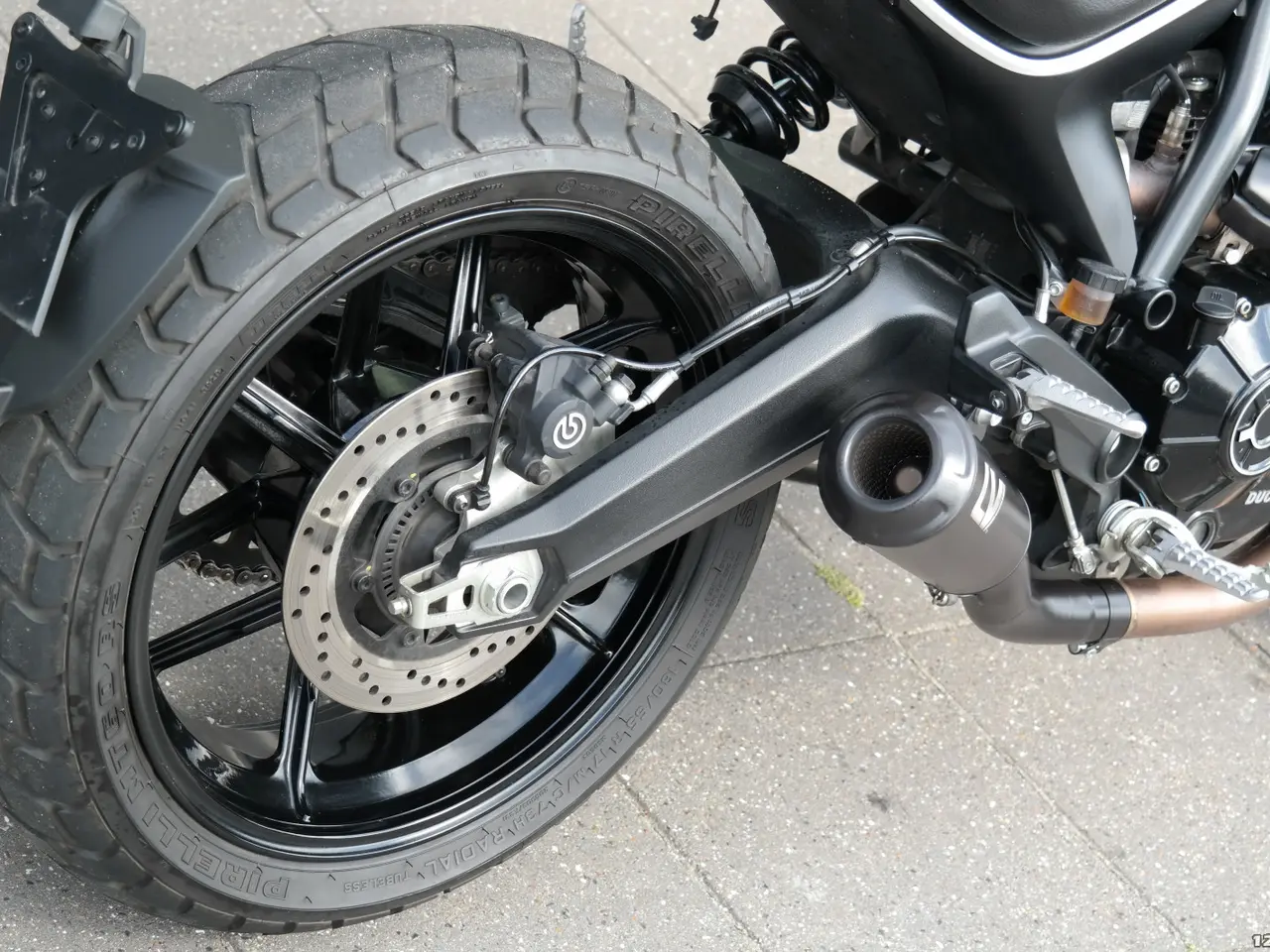 Billede 7 - Ducati Scrambler Icon Dark MC-SYD       BYTTER GERNE