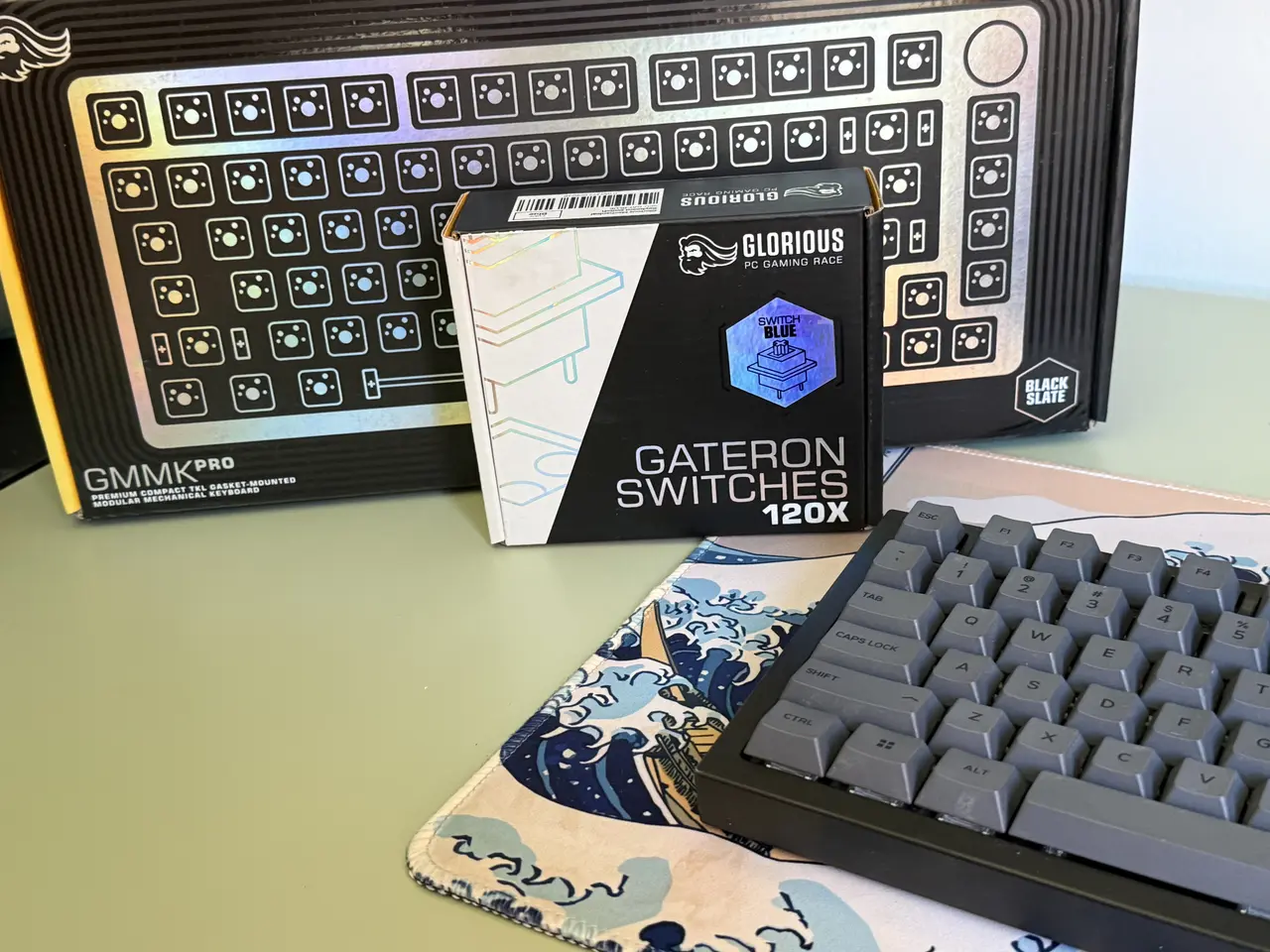 Billede 3 - GMMK Pro mekanisk tastatur + Glorious Model O mus
