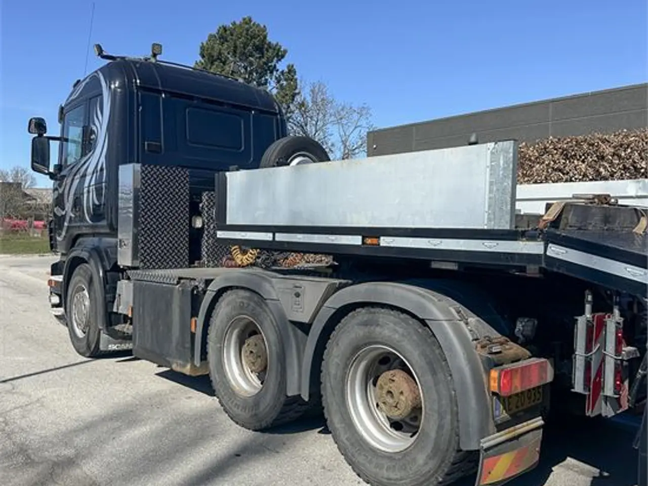 Billede 11 - Broshuis 4 ABSD - Only 2000 km - Truck+flat bed+container trailer w/crane