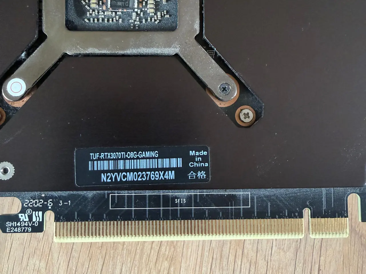 Billede 4 - ASUS TUF Gaming RTX 3070 Ti 8GB