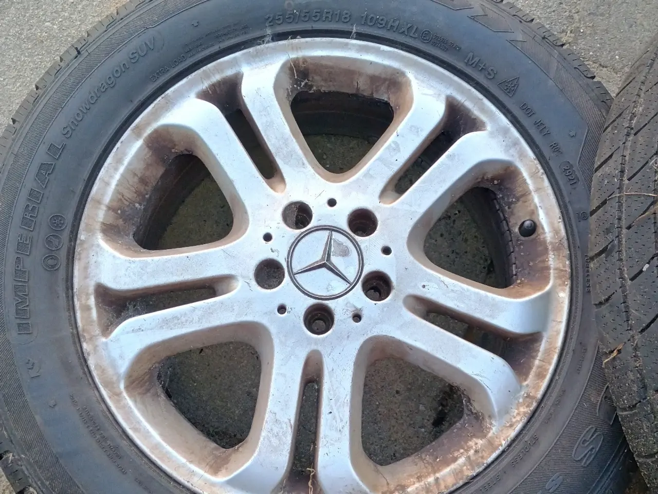 Billede 4 - 3 stk vinterhjul mercedes