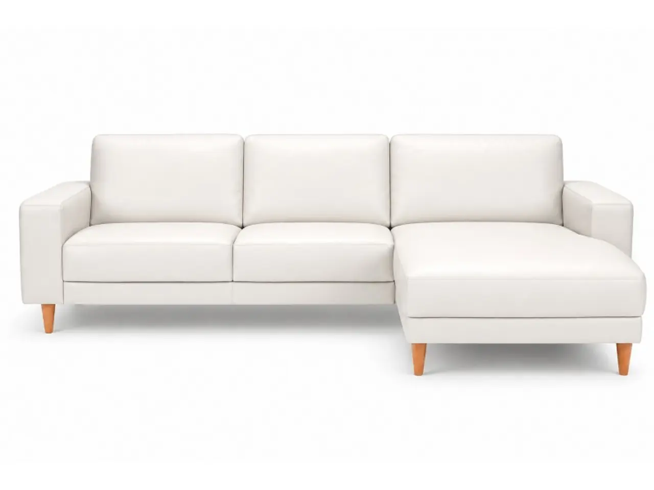 Billede 4 - Hjort Knudsen Hadsten Læder chaiselong sofa Højrevendt