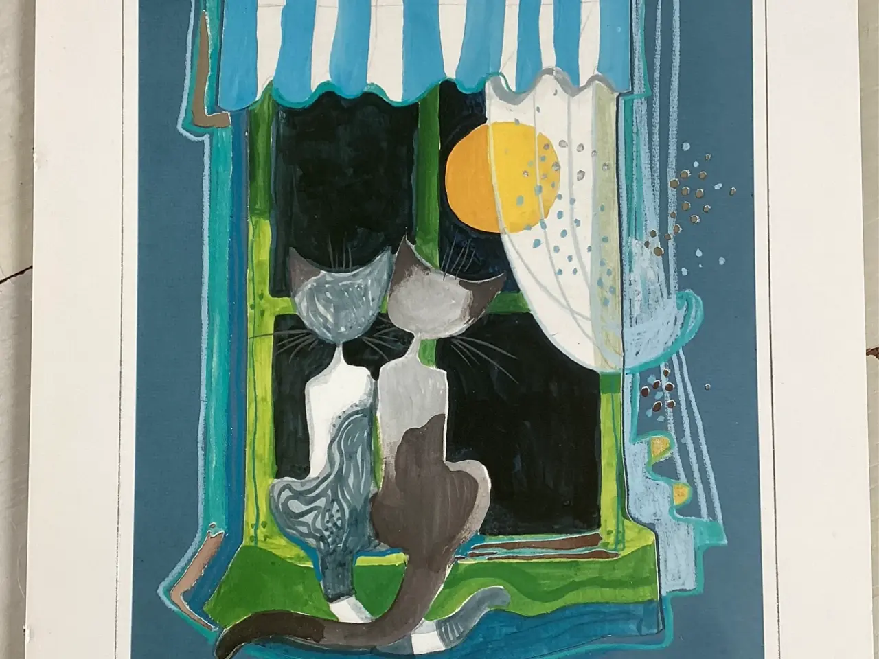 Billede 6 - Rosina Wachtmeister 2 katte i et vindue