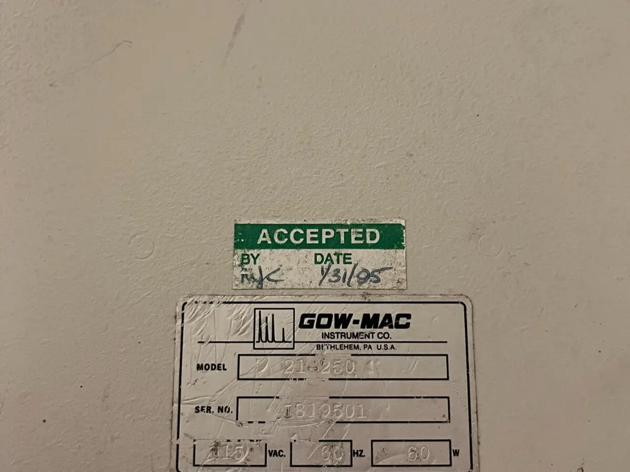 Billede 11 - GOW-MAC 21-250 Gas Leak Detector Thermal - SOLD AS