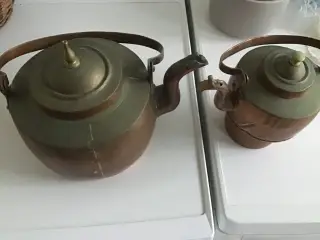 2stk kobberkedler sælges samlet