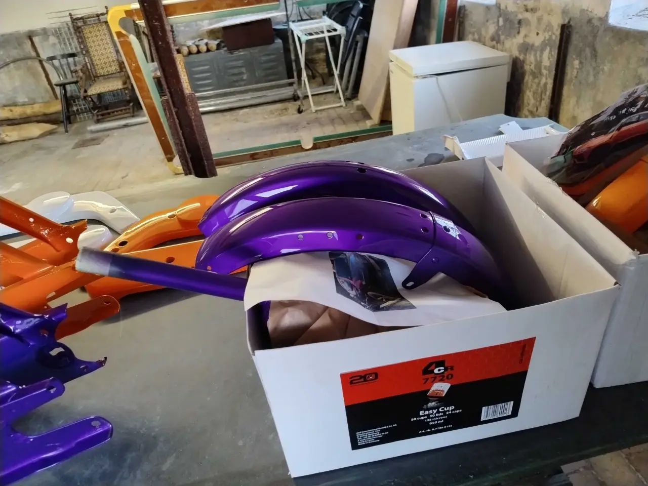 Billede 1 - Maling og renovering af Vespa ciao