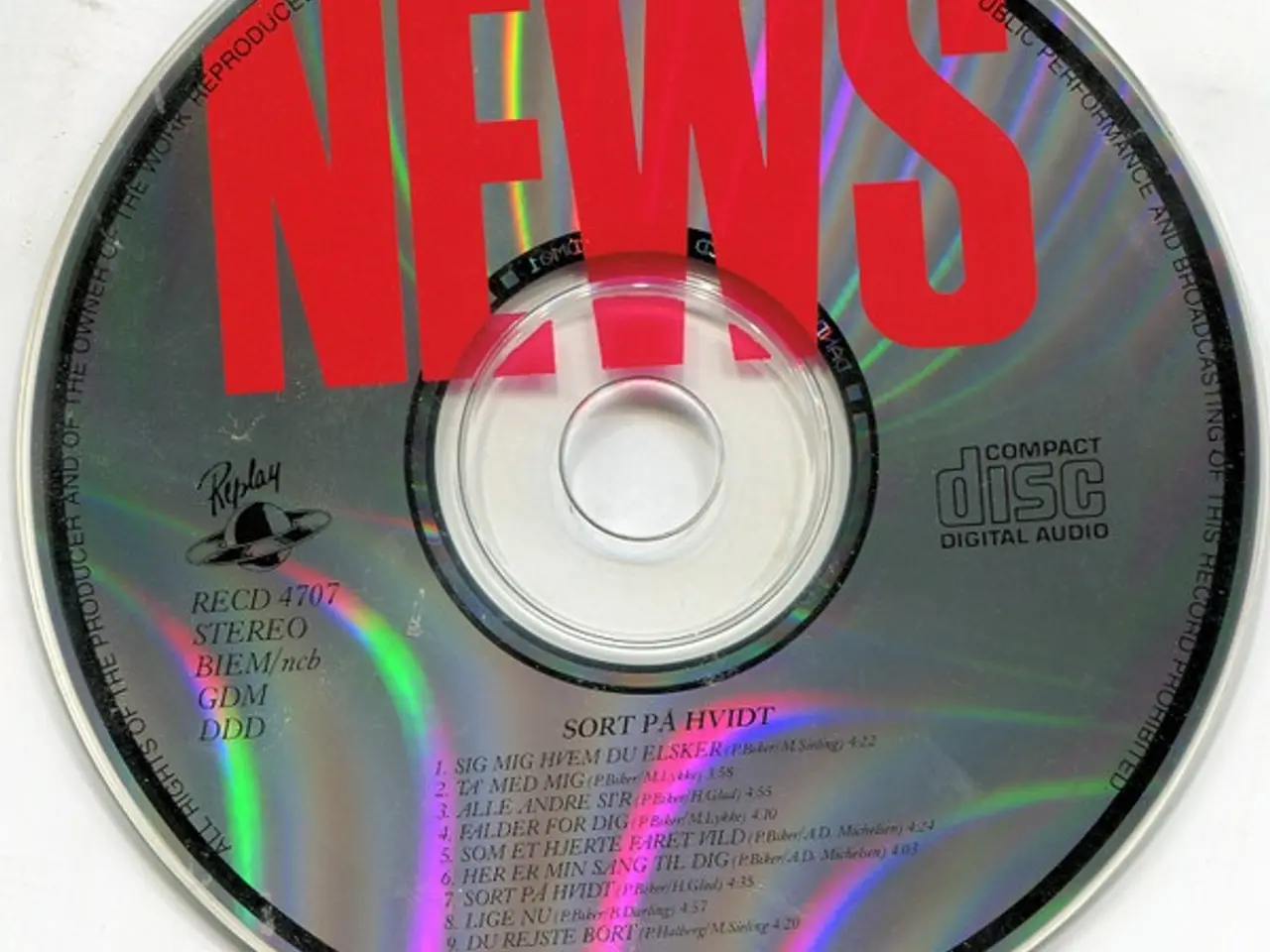 Billede 3 - News – Sort På Hvidt – CD
