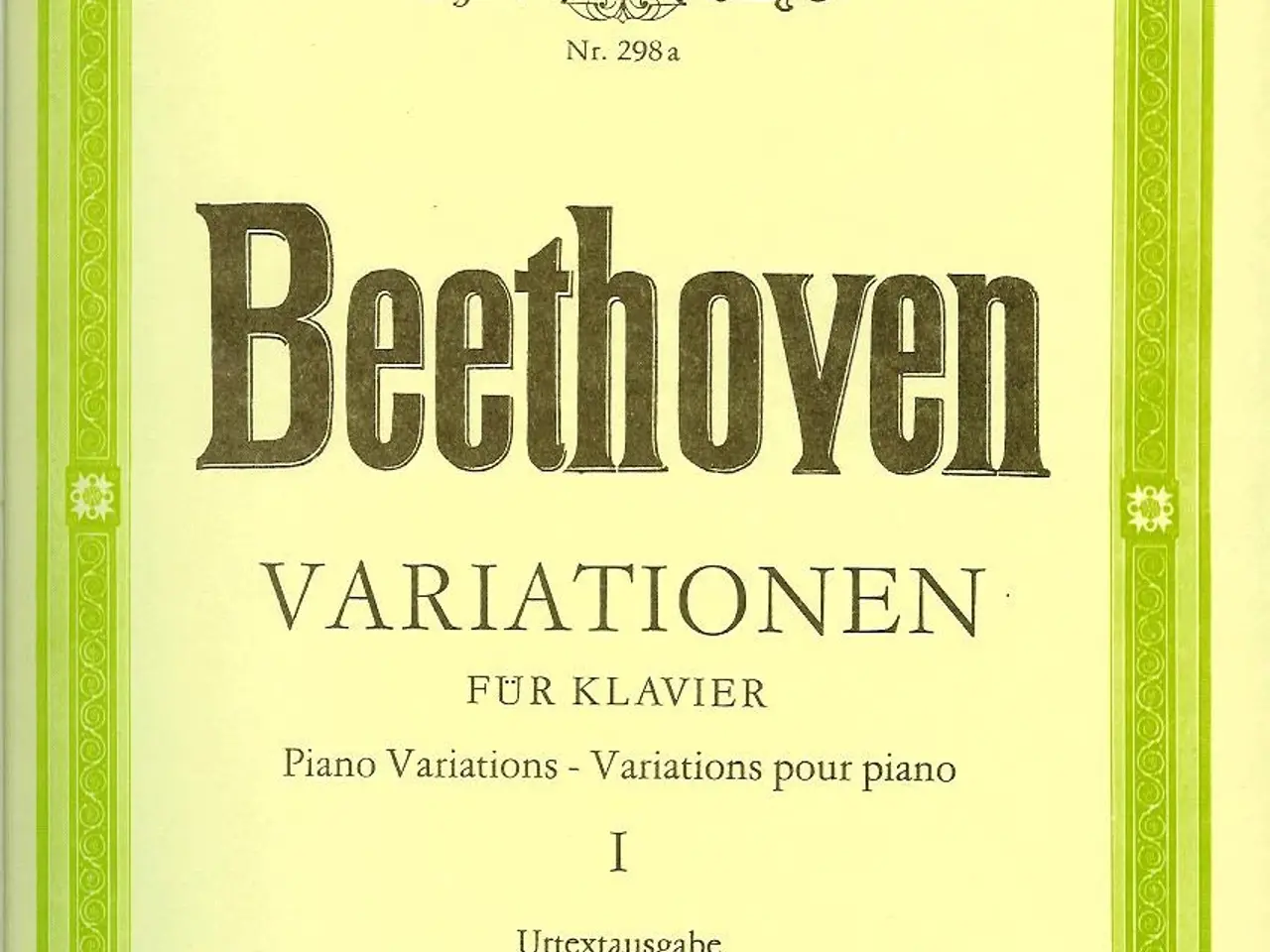 Billede 1 - Beethovens variationer for klaver II. - node