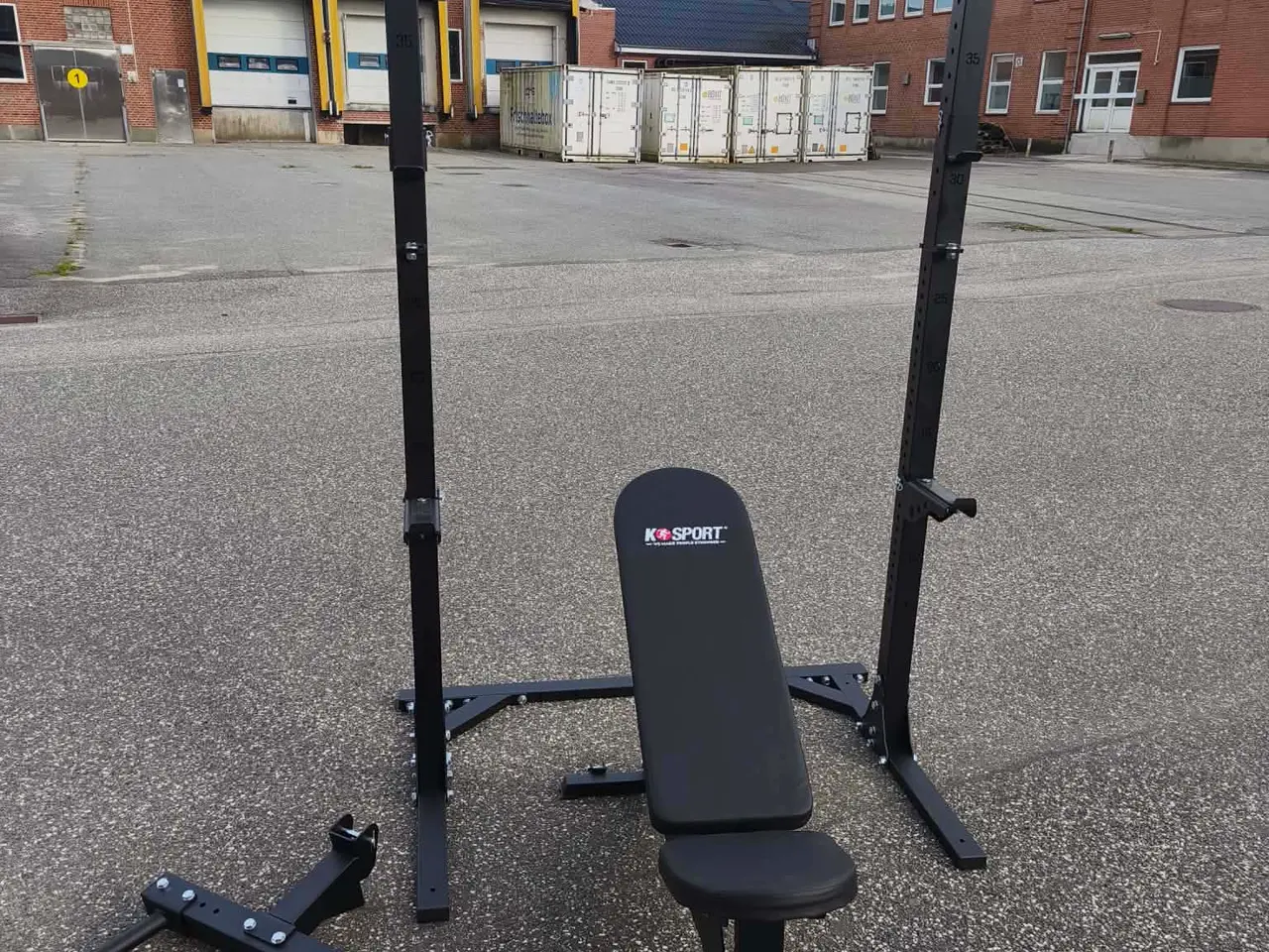 Billede 9 - Squat Rack Bænk Stang plus 100kg