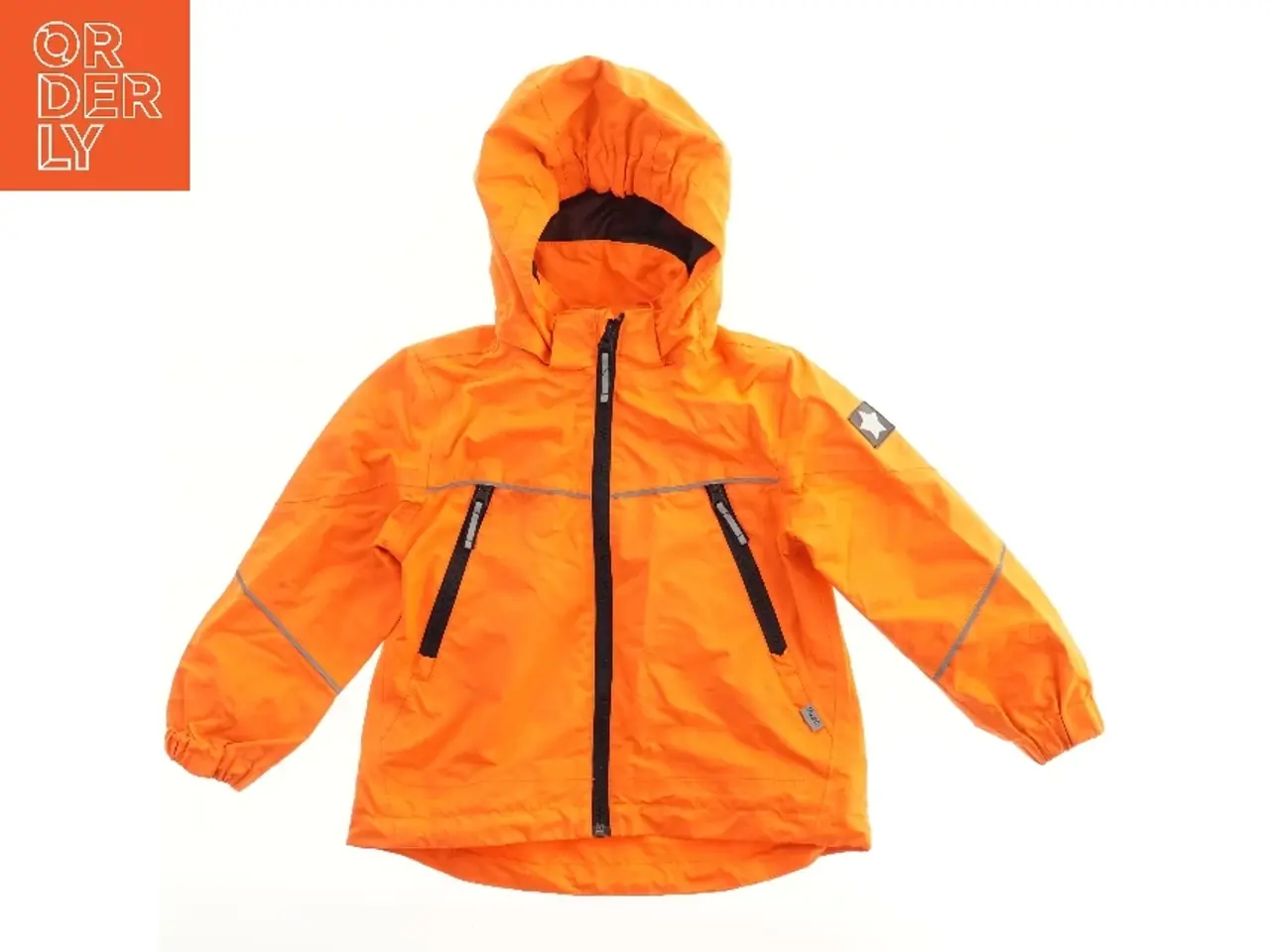 Billede 2 - Orange jakke med hætte fra Friends (str. 104)