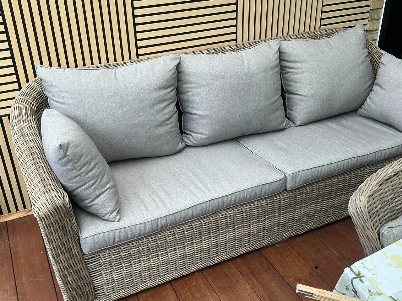 Billede 1 - Fletsofa til have eller terrasse