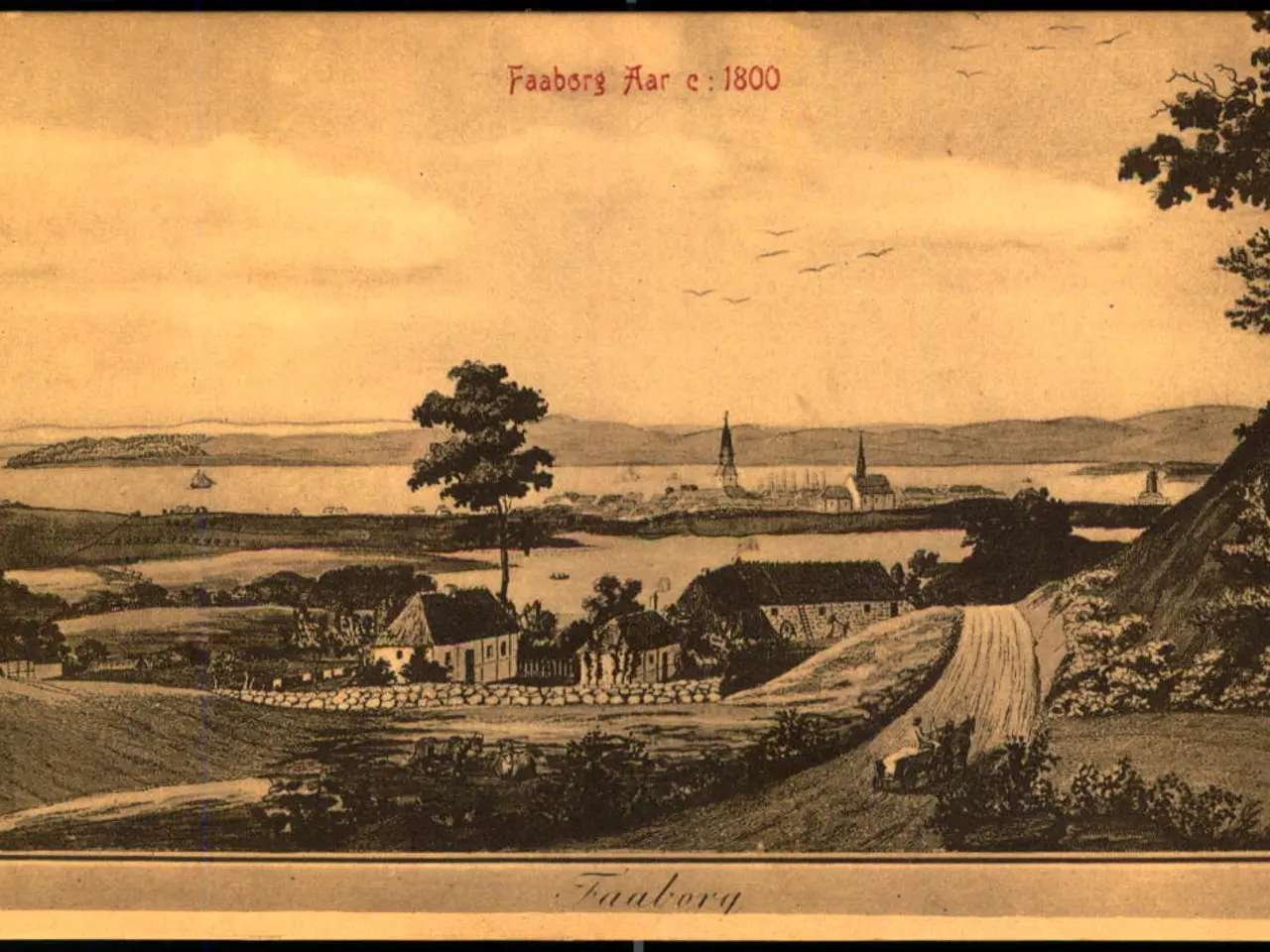 Billede 1 - Faaborg Aar c. 1800 - Warburgs Kunst Forlag 8 - Ubrugt