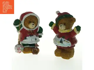 To julebjørns figurer (str. 13x10,5 cm)