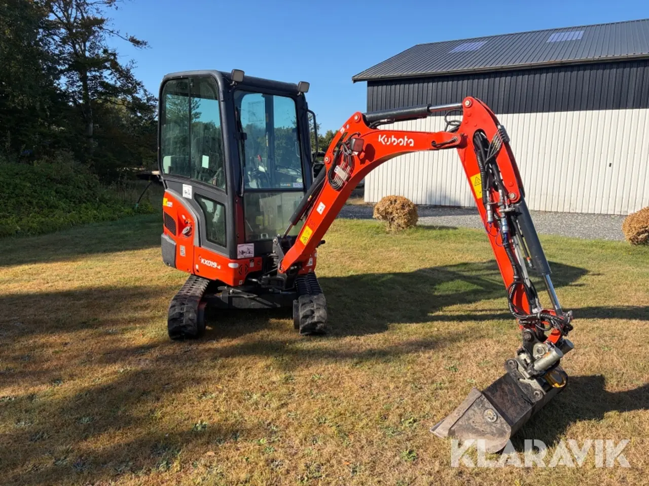 Billede 7 - Gravemaskine Kubota KX019-4 med tilt og centralsmørring