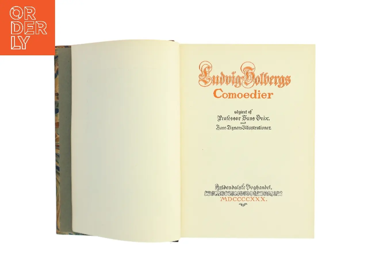 Billede 2 - Ludvig Holbergs Comoedier. 1. Bind af Ludvig Holberg (Bog)