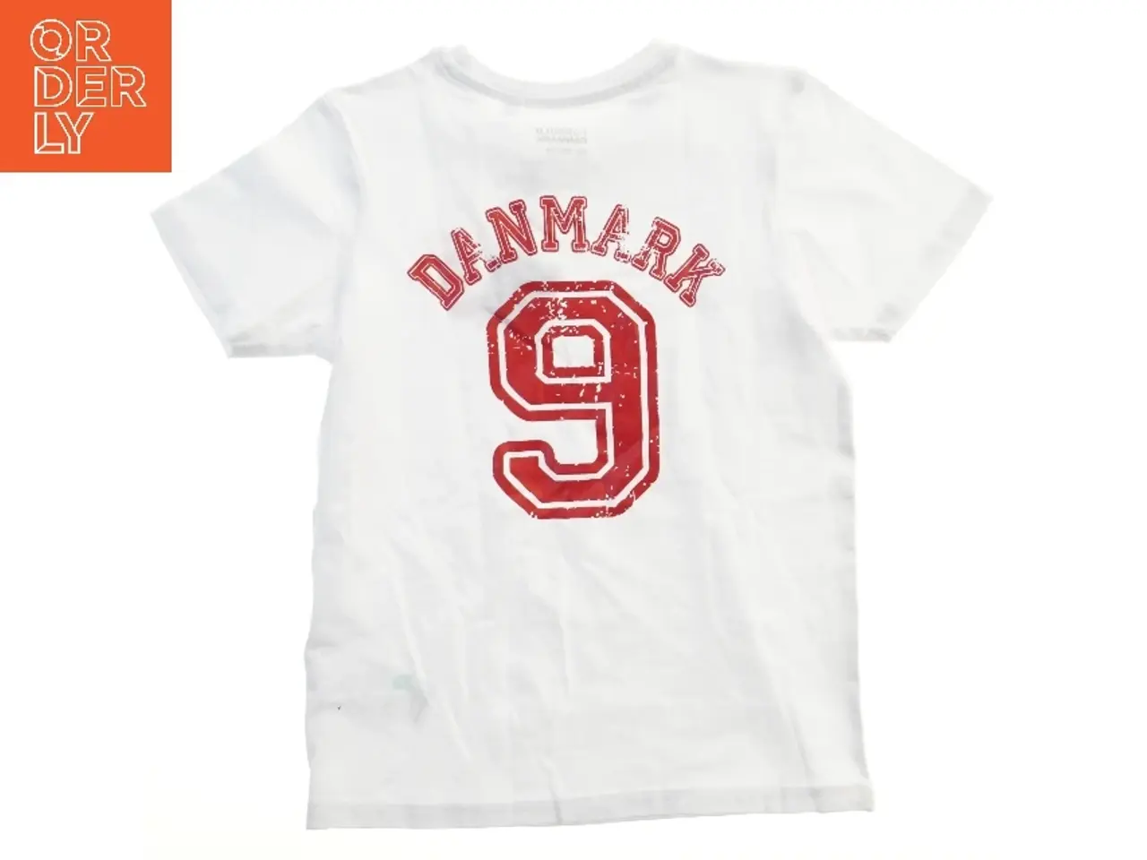 Billede 2 - T-shirt med Danmark tryk (str. 116)