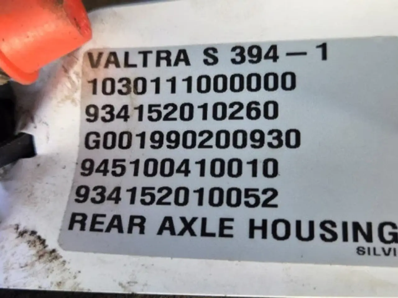 Billede 26 - Valtra S394 Bagtøj 1030111000000