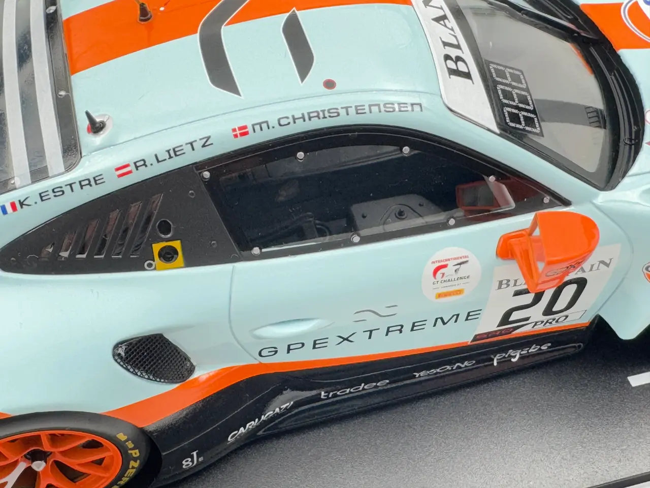 Billede 9 - 2019 Porsche 911 GT3 R #20 SPA DK Driver - 1:18