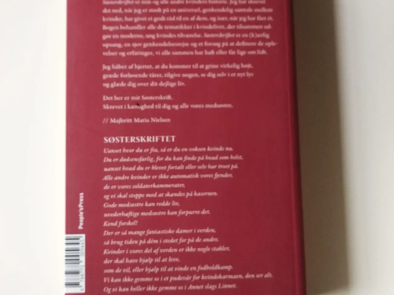 Billede 2 - Søsterskriftet. Af Majbritt Maria Nielsen