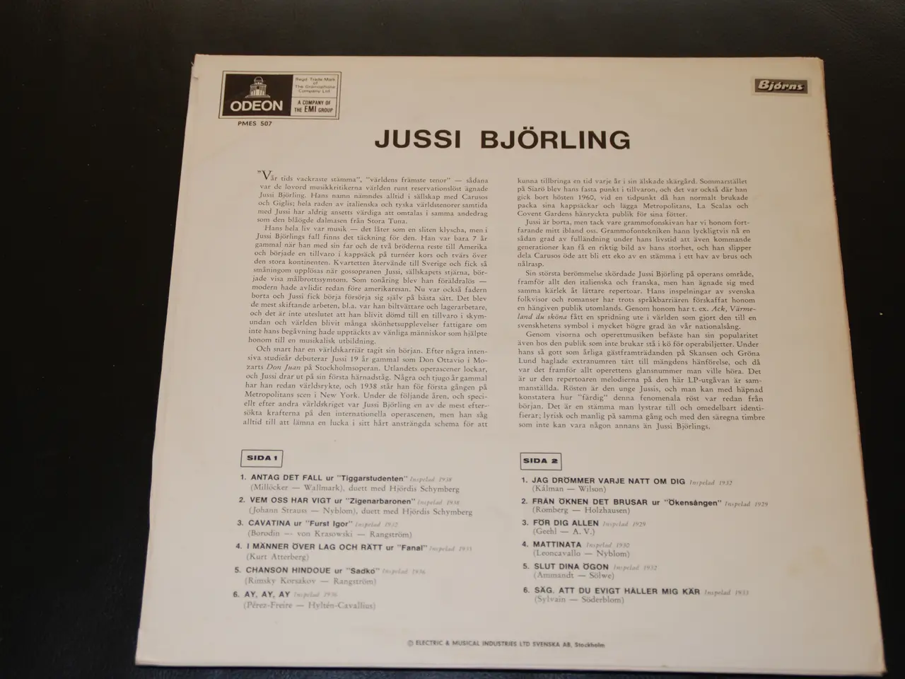 Billede 2 - Lp - Jussi Björling