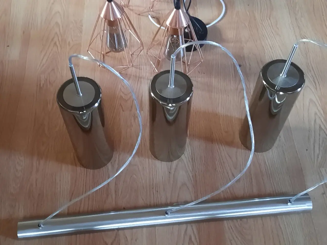 Billede 1 - Loftslampe med 3 lamper