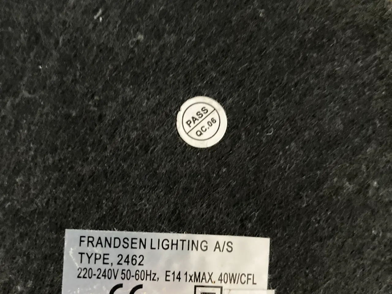 Billede 3 - Frandsenlighting bord lampe med sort skærm
