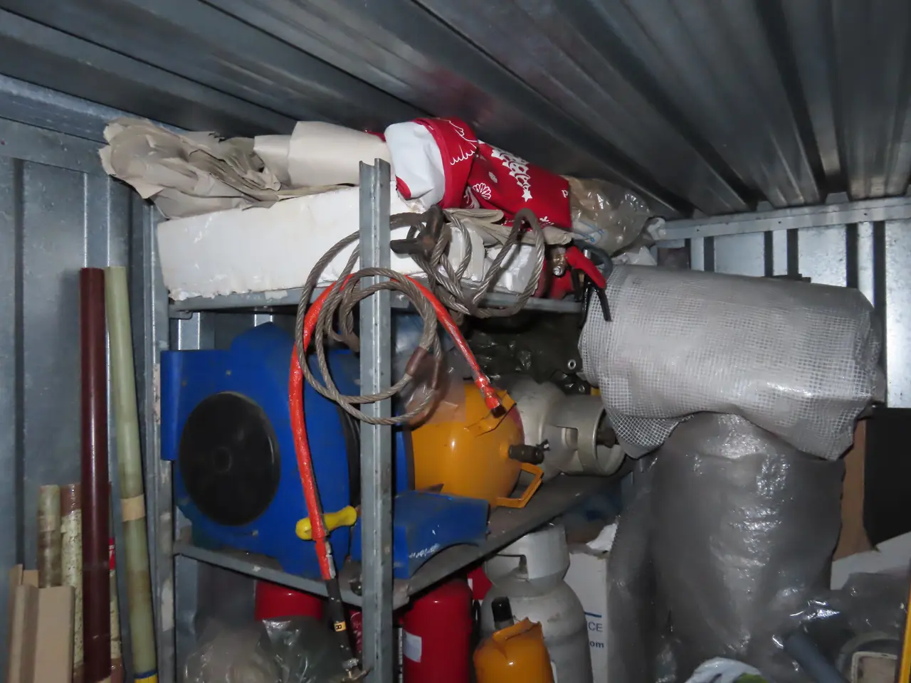 Billede 8 - Div. værktøj, gasflasker, ildslukkere, sækkevogn m.m.