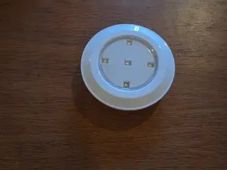 5 led tryk lampe