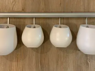 Ikea krukker med ophæng til væg