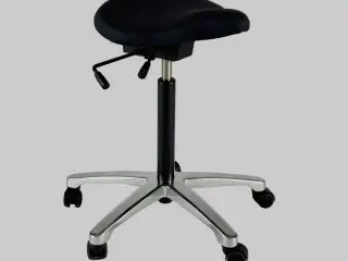 RH Support 4502 Kontorstol – Sort/Krom Stel