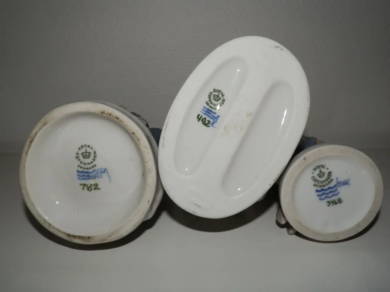 Billede 6 - Tre Royal Copenhagen figurer i 1. sortering