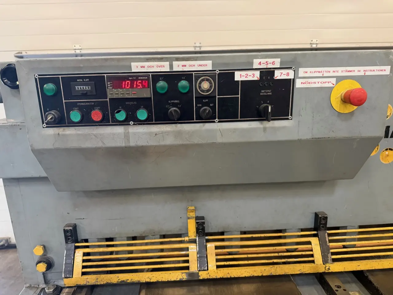 Billede 6 - Maskinsaks 2000 x 8 mm. Dansk produceret HM