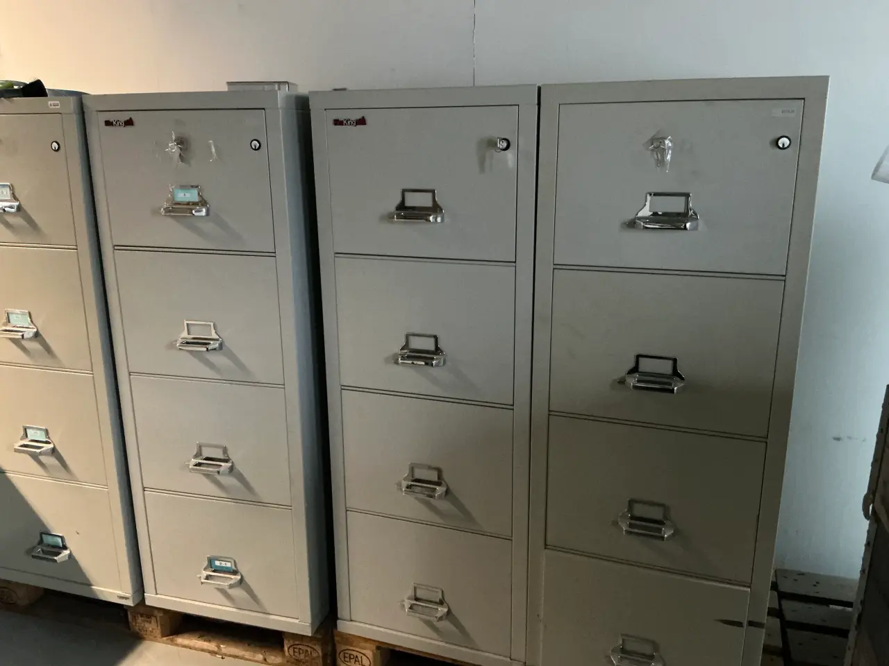 Billede 1 - 5 Arkivskabe brandsikre “fireKing” pr.stk. 1000 kr