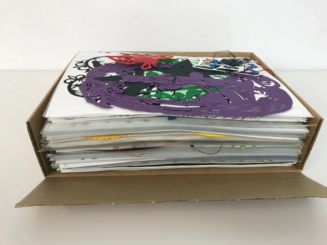 Billede 1 - Kæmpe stor samling papirsskabeloner / udklip