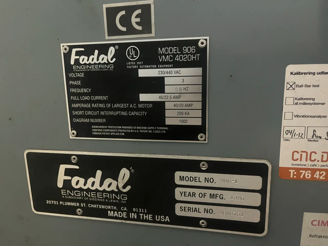 Billede 3 - Cnc fræser fadal 4020 vmc 