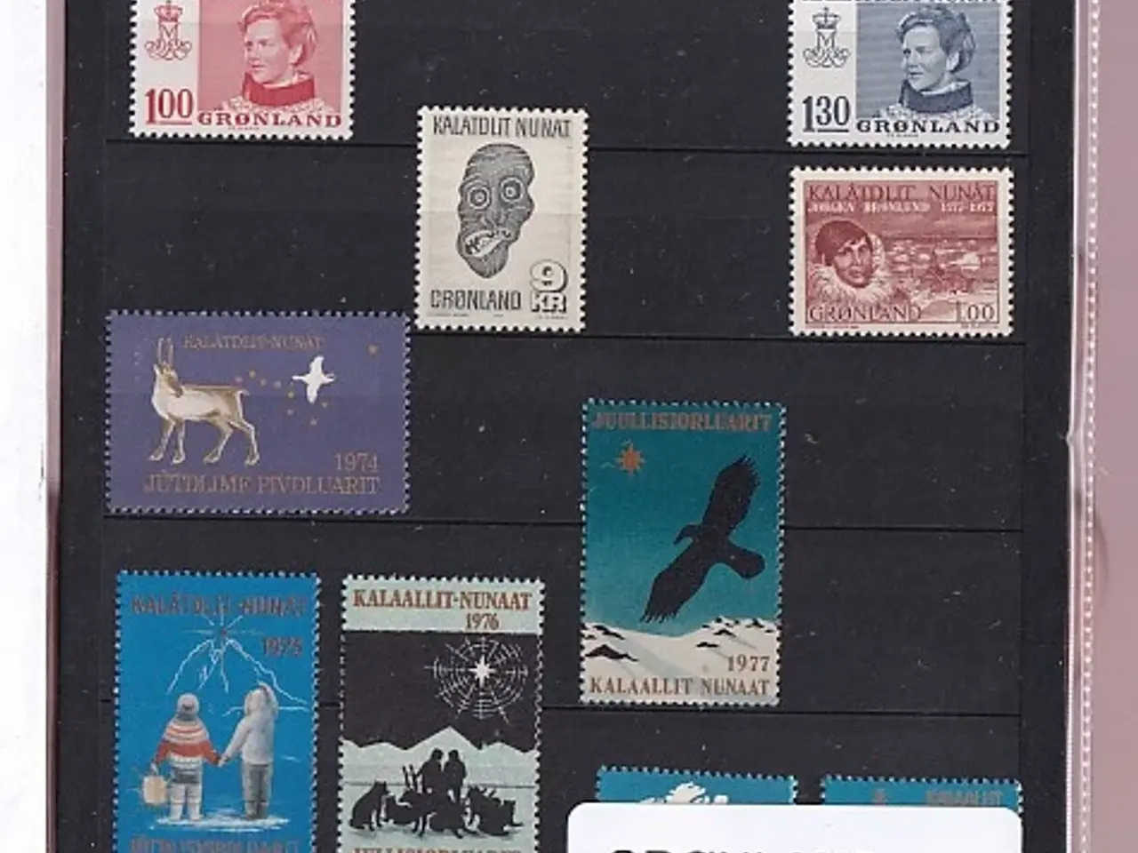Billede 1 - Grønland - 1977 Frimærker Komplet - Postfrisk