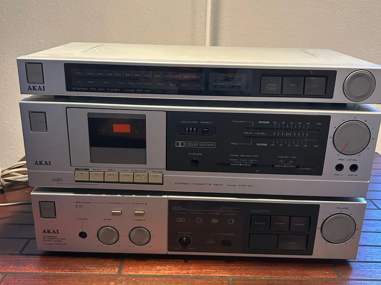 Billede 1 - Akai Vintage Stereoanlæg – AM-A1 / HX-A1 / AT-A1 –